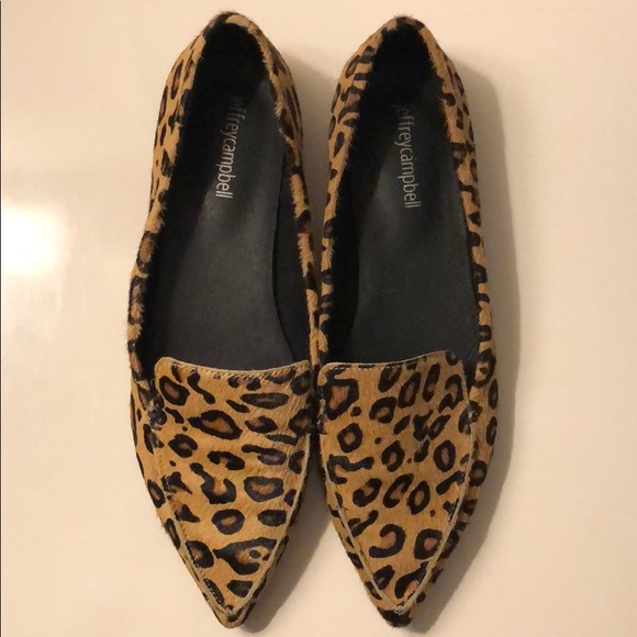 Jeffrey Campbell Shoes - Worn Once! Jeffrey Campbell Cheetah Flats, 7.5